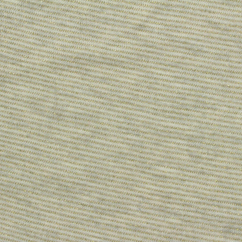 Gold Horizontal-Stripe Chunky Knit, Poly-Viscose