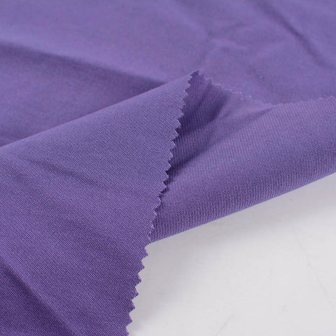 Viscose Nylon Stretch Bengaline Fabric, 287 gsm, 147 cm — Blue