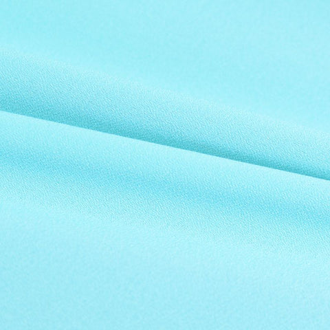 100% Polyester Linen-Look Fabric, 115 gsm, 147 cm — Blue, ref EF-8036