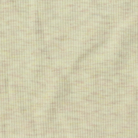 Polyester Stretch Rib Knit Fabric, 300 gsm, 130 cm — Beige