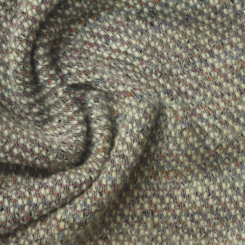 Grey Marl Chunky Knit, Cotton-Poly