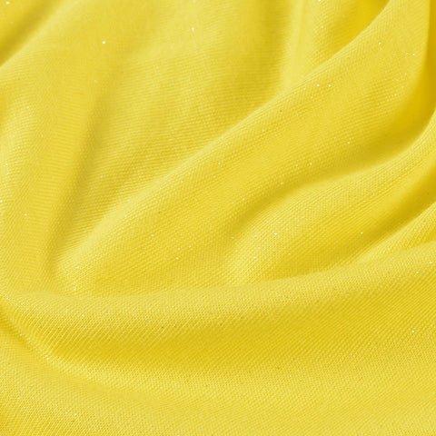 Cotton Modal Knit Fabric, 100 gsm, 155 cm — Yellow