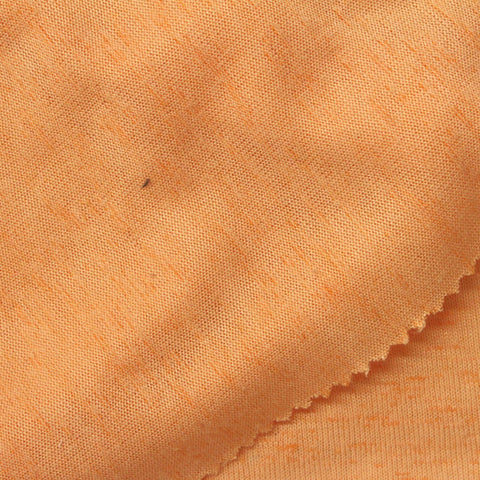 Orange Marl Knit, Poly-Cotton