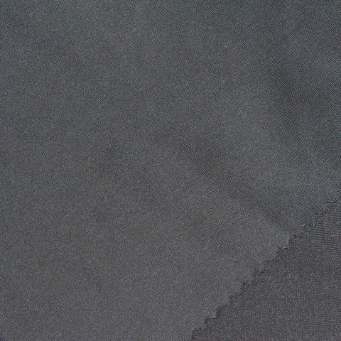 Polyester Stretch Warp Knit Fabric, 175 gsm, 150 cm — Black