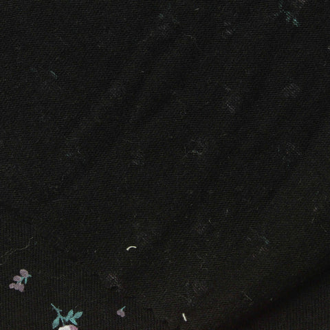 Polyester Viscose Jersey Knit Fabric, 140 gsm, 175 cm — Black