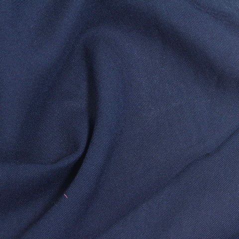 100% Viscose Poplin Fabric, 140 gsm, 155 cm — Navy