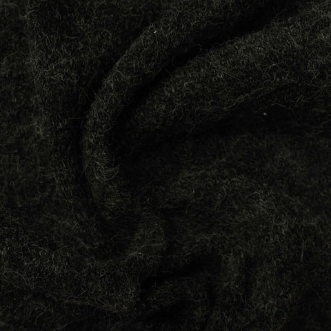 Chunky Knit Fabric, 230 gsm, 160 cm — Black, ref EF-219680