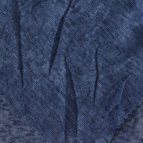 Blue Heathered-Marl Knit, Polyester, 170 gsm
