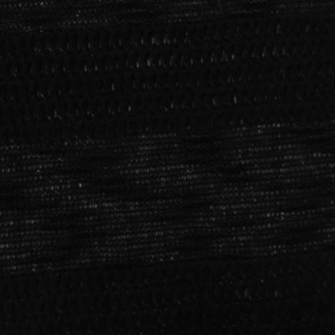 Cotton Polyester Chunky Knit Fabric, 200 gsm, 170 cm — Black
