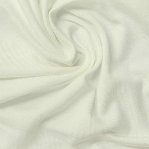 Off-White Jersey Knit, Viscose