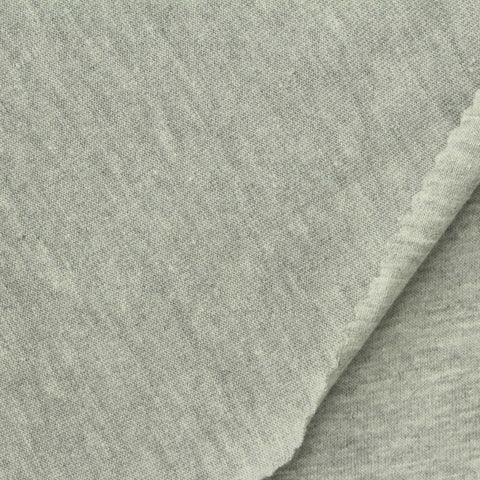 Light Grey Marl Jersey Knit, Cotton-Poly, 196 gsm