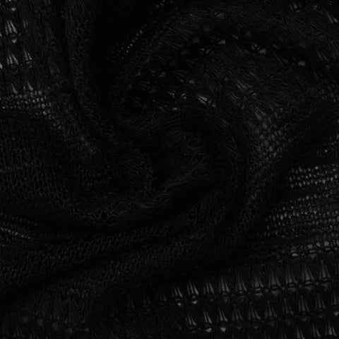 Black Tone-on-Tone Jacquard
