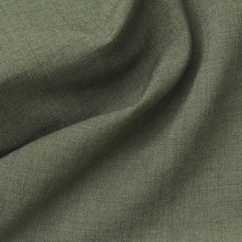 Olive Linen-Look, Poly-Viscose