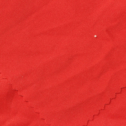 100% Polyester Jersey Knit Fabric, 110 gsm, 162 cm — Red