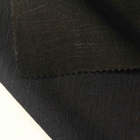 Black Horizontal-Pinstripe Jacquard, Viscose-Nylon