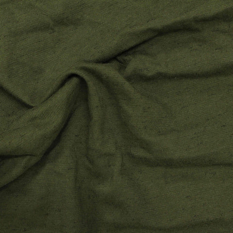 Olive Marl Jersey Knit