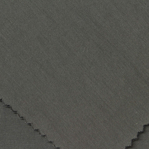 Viscose Nylon Stretch Scuba Knit Fabric, 400 gsm, 160 cm — Grey