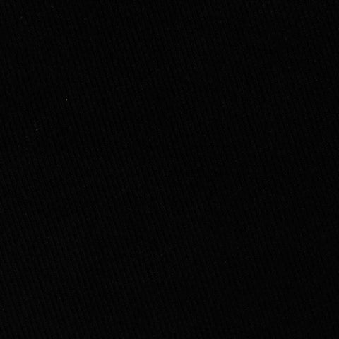 Brushed Polyester Stretch Twill Fabric, 280 gsm — Black, ref EF-232394