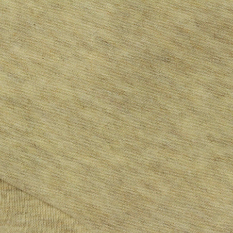 Light Beige Heathered-Marl Jersey Knit, Cotton-Poly