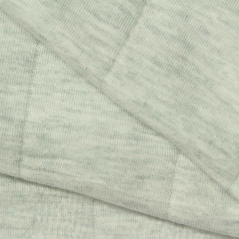 Light Grey Marl Jacquard, Cotton-Poly