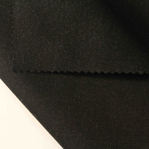 Black Marl Ponte Knit, Viscose-Nylon, 430 gsm, 160 cm, ref EF-206873