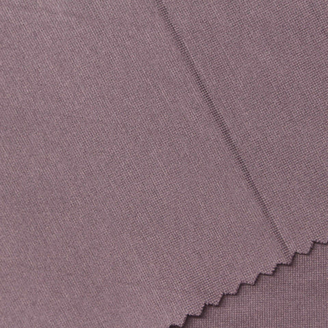 Viscose Nylon Stretch Ponte Knit Fabric, 340 gsm, 160 cm — Purple