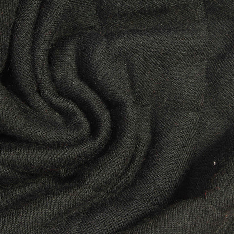 Dark Grey Diamond Jacquard, Polyester, 339 gsm