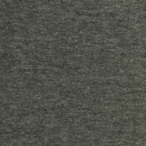 Dark Grey Marl French Terry, Cotton-Poly, 265 gsm, 165 cm
