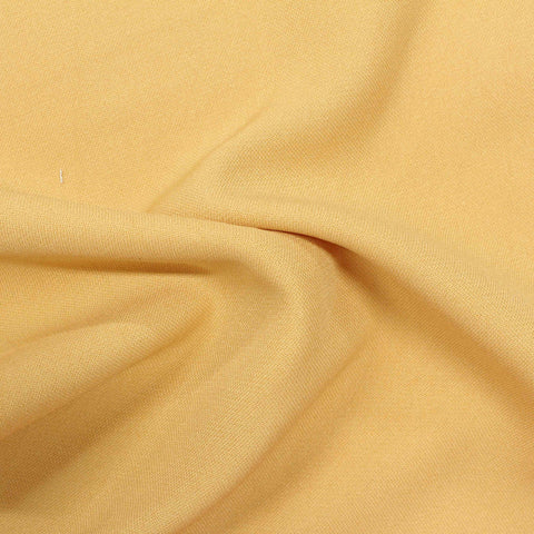 100% Polyester Linen-Look Fabric, 144 gsm — Khaki