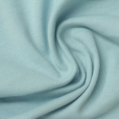 Light Blue Interlock Knit, Cotton