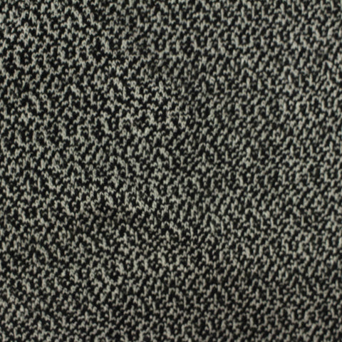 Black Marl Chunky Knit, Poly-Viscose, 208 gsm