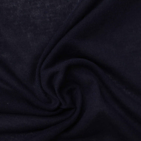 Black Jersey Knit, Poly-Viscose
