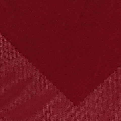 Polyester Stretch Warp Knit Fabric, 105 gsm, 157 cm — Red