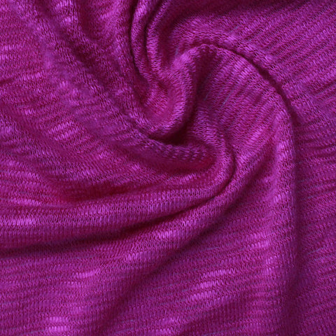 Magenta Marl Chunky Knit, Viscose