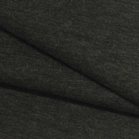 Dark Grey Marl Scuba Knit, Polyester, 320 gsm