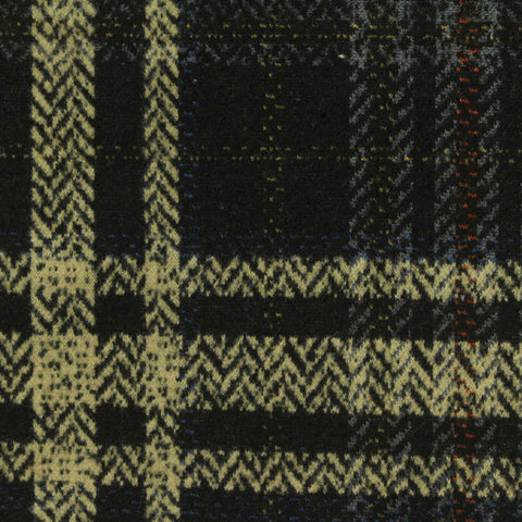 Olive Marl Jacquard, Poly-Viscose