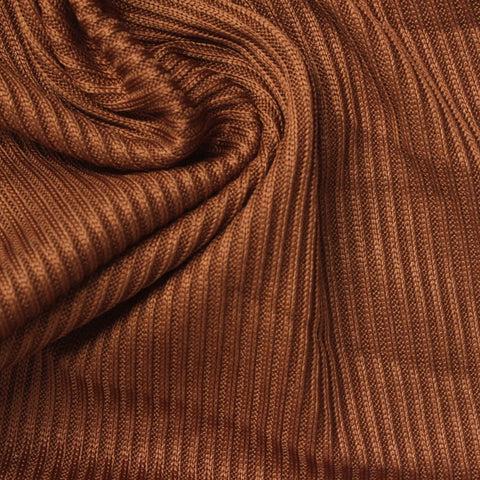 Rust Chunky Knit, Polyester