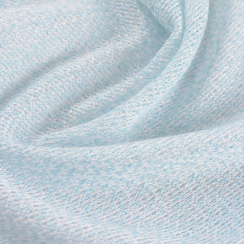 White Marl Chunky Knit, Polyester, 172 gsm, ref EF-12268