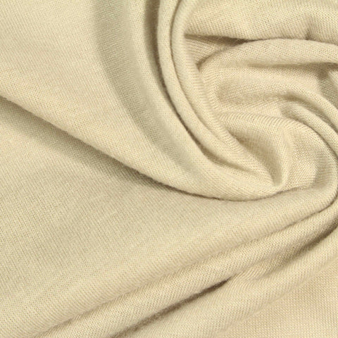 100% Polyester Jersey Knit Fabric, 140 gsm, 170 cm — Beige