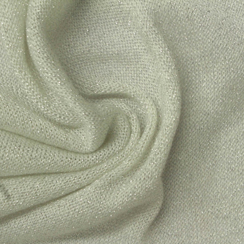Light Grey Marl Jersey Knit, Acrylic-Metallic