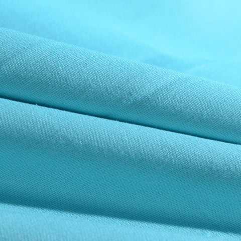 Cotton Stretch Twill Fabric, 290 gsm, 147 cm — Blue