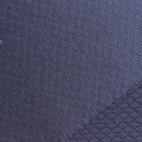 Navy Diamond Jacquard, Polyester, 320 gsm