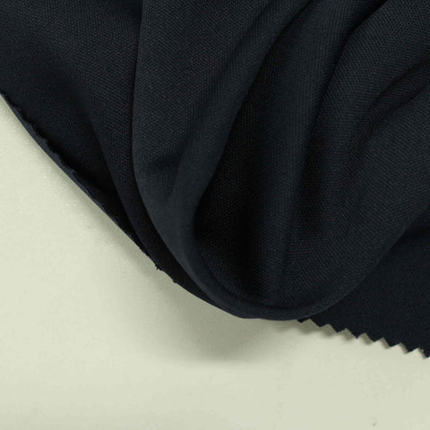 100% Polyester Jersey Knit Fabric, 120 gsm, 160 cm — Black, ref EF-203542