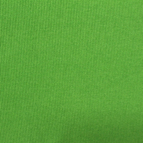 Bright Green Ribbed Rib Knit, Poly-Viscose