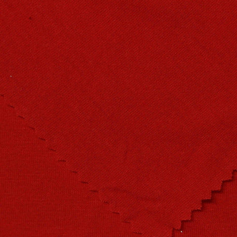 Polyester Viscose Jersey Knit Fabric, 145 gsm, 169 cm — Red
