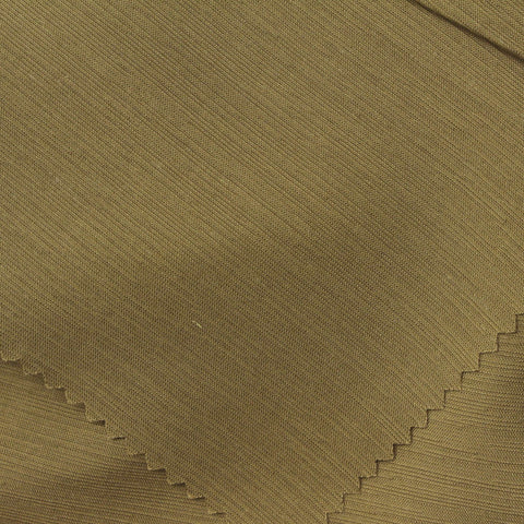 Khaki Textured Woven, Viscose-Tencel Lyocell