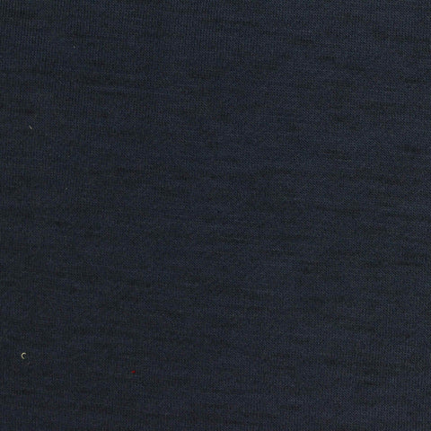 Dark Blue Marl French Terry, Poly-Cotton, 265 gsm
