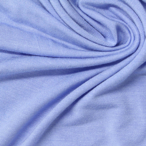 Viscose Stretch Jersey Knit Fabric, 180 gsm, 146 cm — Blue