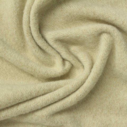 Light Beige Brushed Chunky Knit, Poly-Viscose
