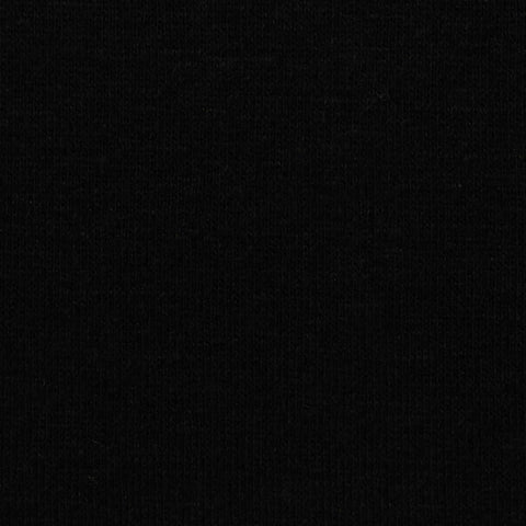 Cotton Polyester Jersey Knit Fabric, 165 gsm, 150 cm — Black